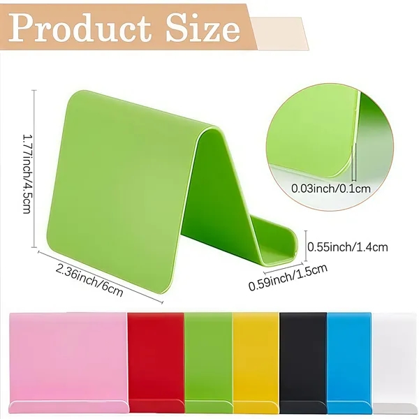 PP Plastic Desktop Phone Card Holder Stand