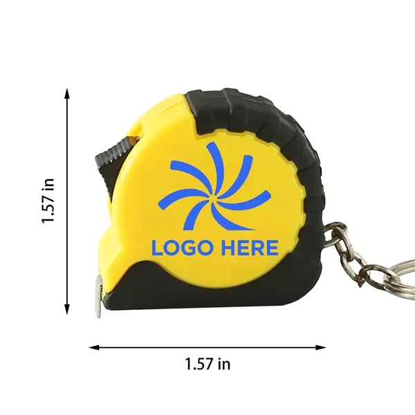 Retractable Steel Tape Keychain MOQ 20