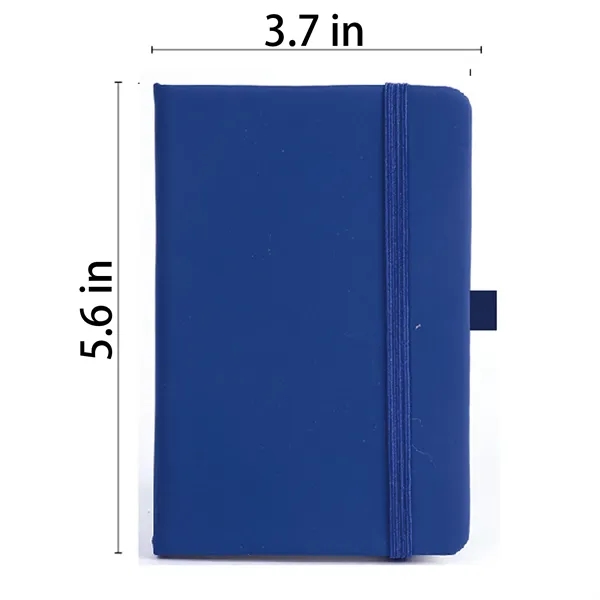 A6 Thread-Bound PU Notebook 180 Flat Lay — Polyurethane (Pur Or Pu) — Green