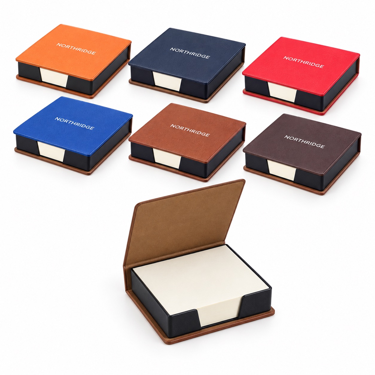 Sticky Note Organiser Box With Flannel Lining