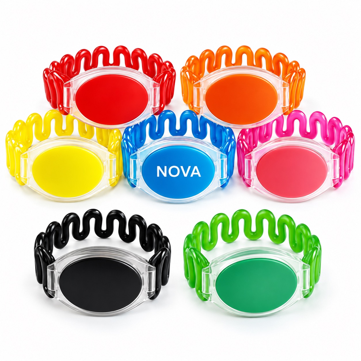 Durable RFID Access Control Bracelet — Abs — Black