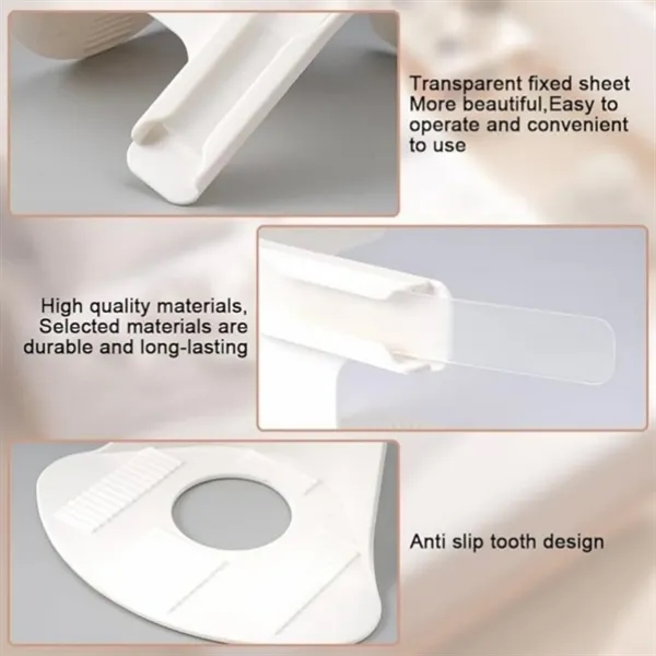 Fitted Sheet Grippers, 4 Holders for Full Coverage — Polypropylene — White