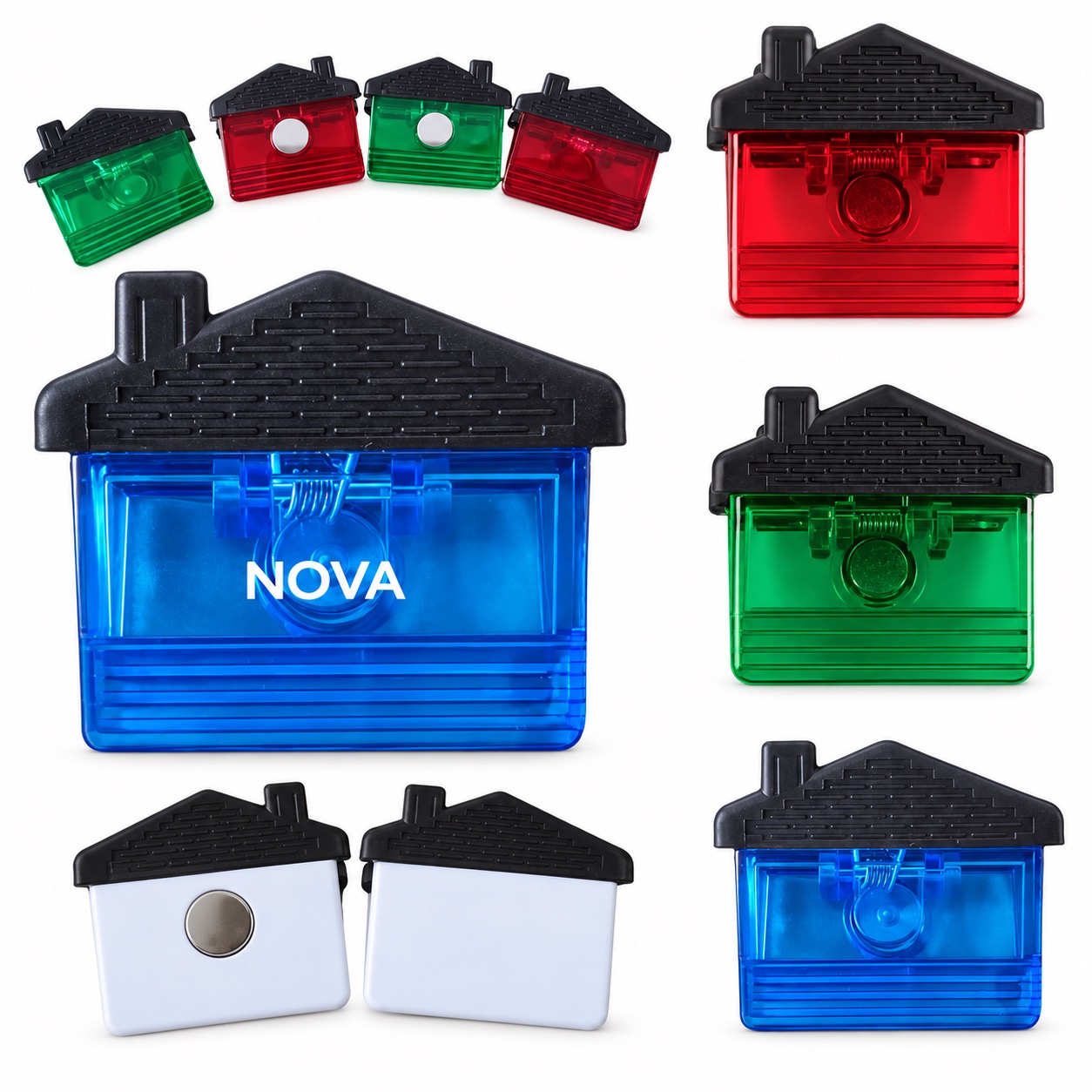 9 x 2.4 x 1.4 Inch House Magnetic Clip