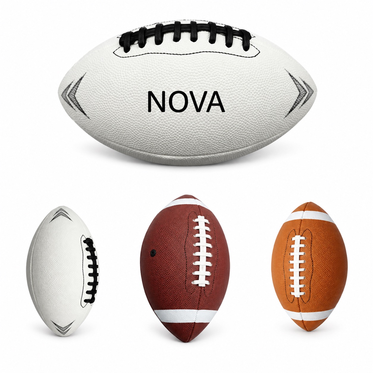 874 Inch Size 3 Textured American Football