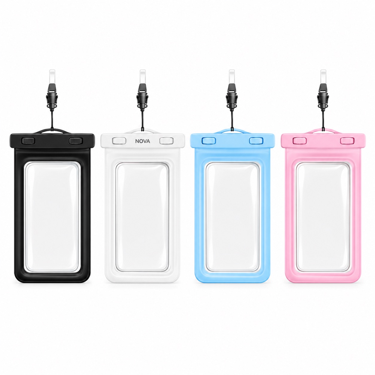 Waterproof ABS Airbag Phone Case With Snap Fastener