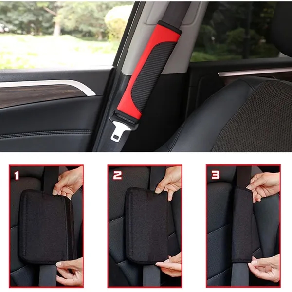 Carbon Fiber Leather Strap Guard with Fabric Padding