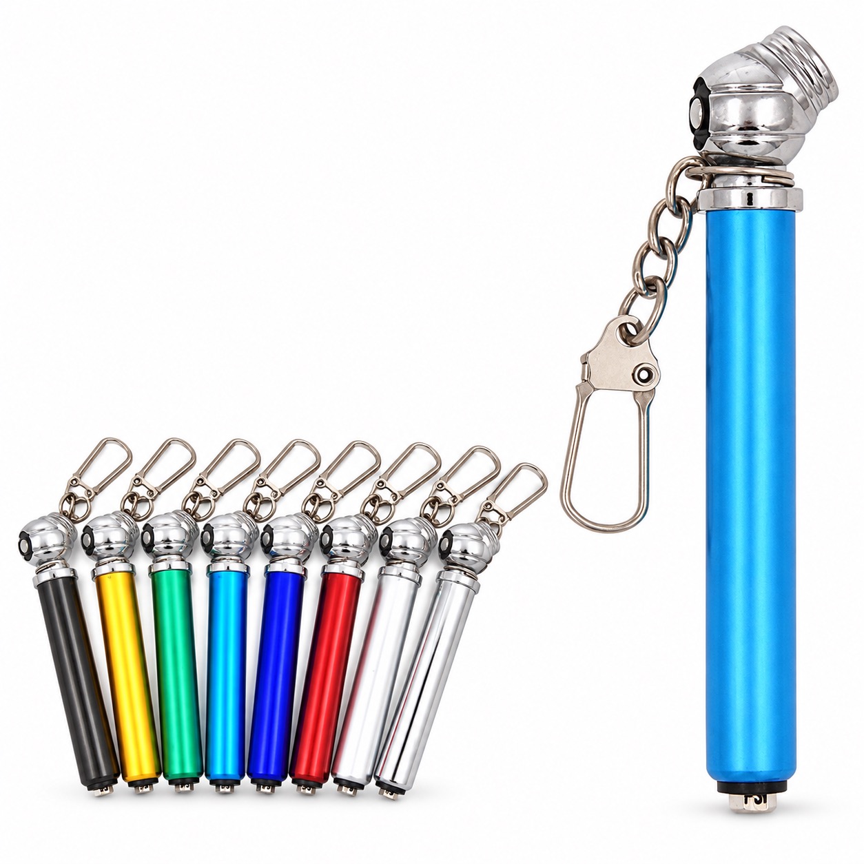8 Pack Extendable BBQ Skewers with ABS Color Rings