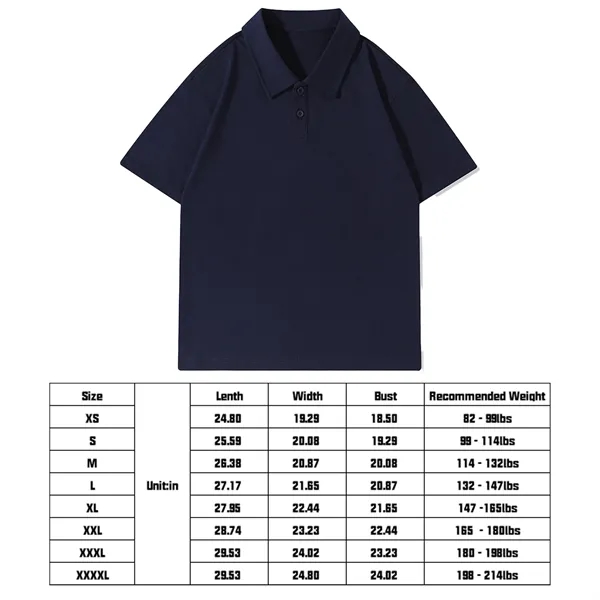 Light Blue Cotton Polo Shirt with Classic Collar