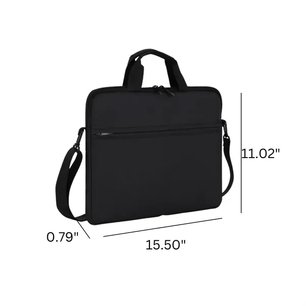 Polyester Laptop Case for 15.6 Inch Devices — Polyester — Black