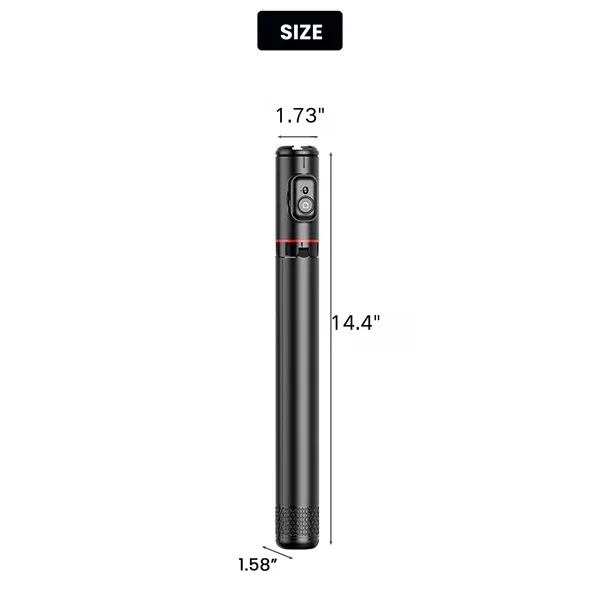 Portable 14.4 Inch Selfie Stick Tripod
