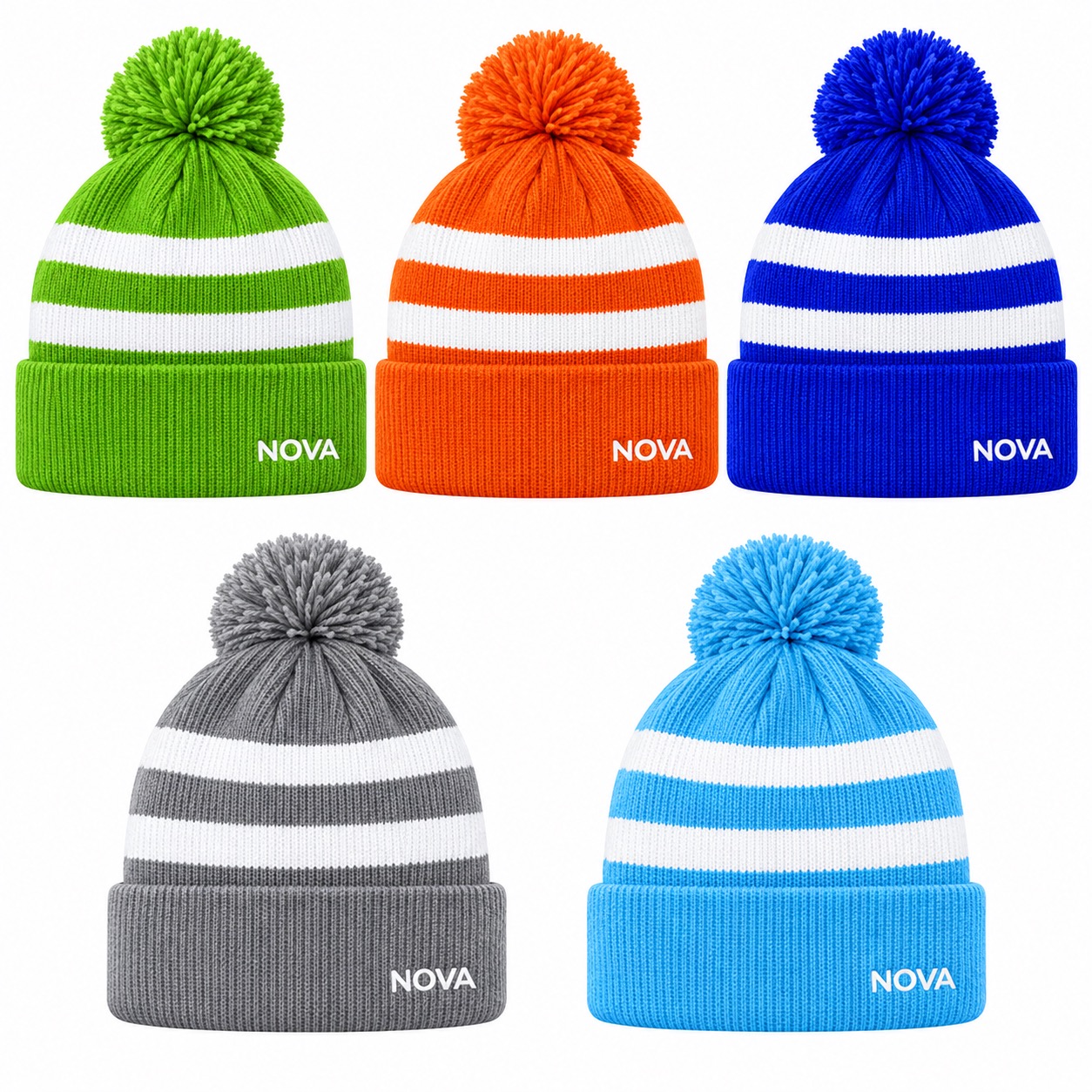 One Size Acrylic Winter Hat