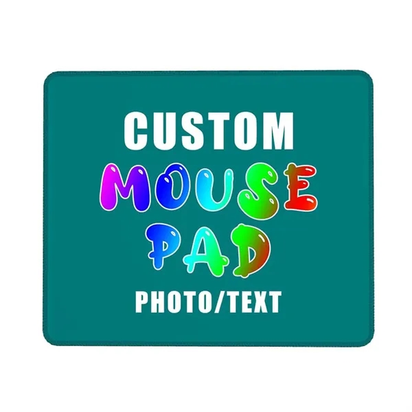 Printed Custom Mouse Pad with Non Slip Rubber Base — Rubber — Assorted
