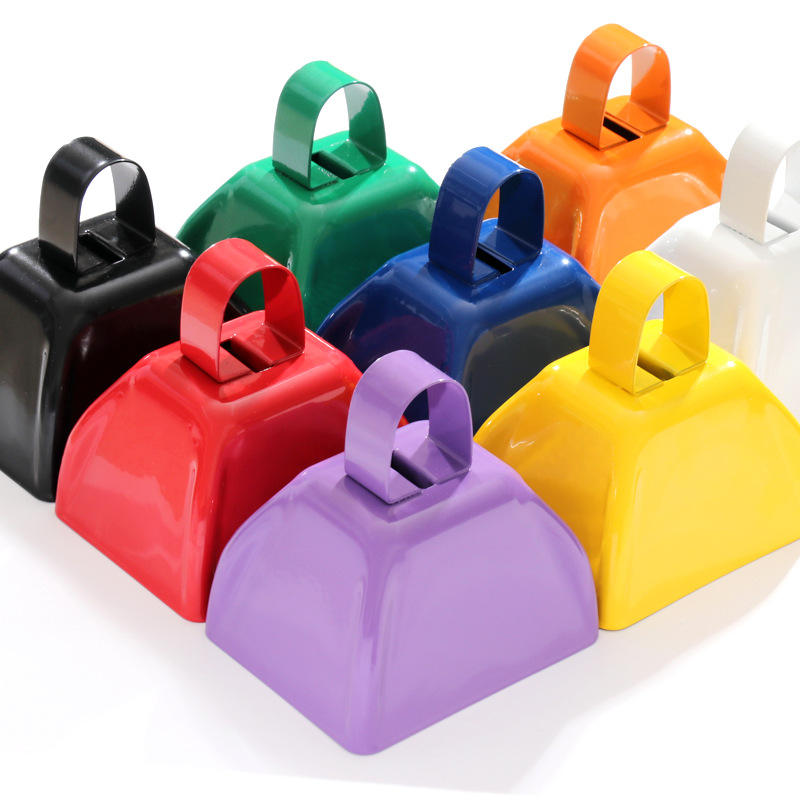 Loud Event Cowbell Noisemaker 3 Inch Metal