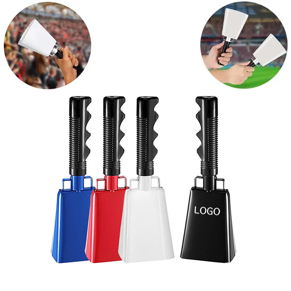 Large Sports Cow Bell With Comfortable PVC Handle
