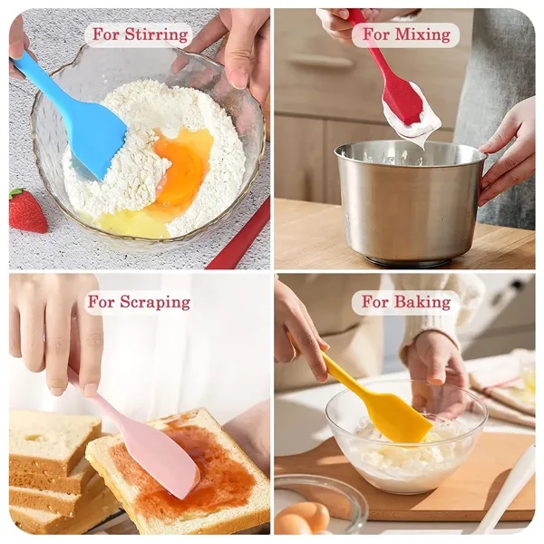 Silicone Cooking Spatula with Stainless Steel Core