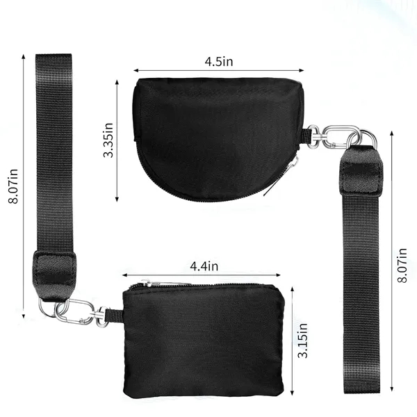 Hands-Free Wrist Pouch for Cards, Keys, and Small Items