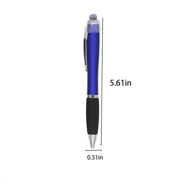 Ballpoint Stylus Pen with Illuminated Logo