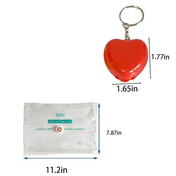 Disposable CPR Face Mask Keyring