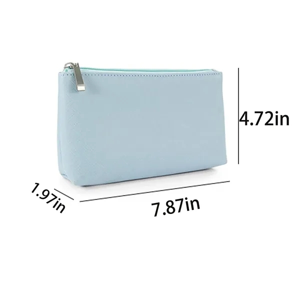 Spacious PU Leather Beauty Bag for Travel