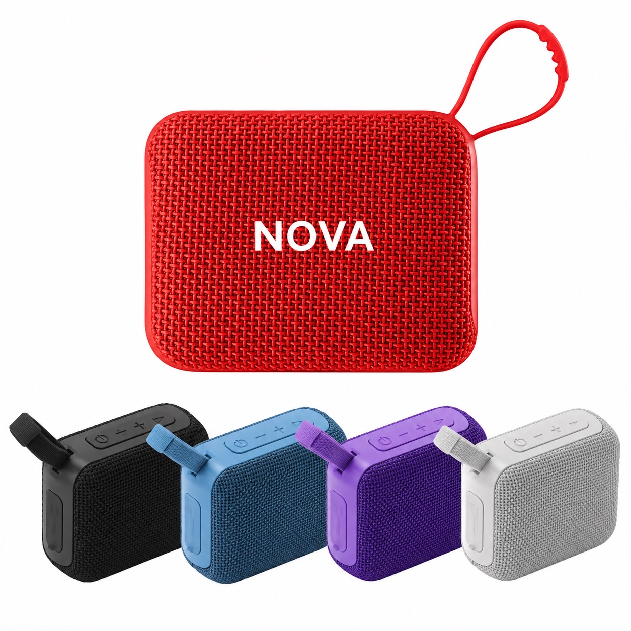 Mini Plastic Speaker With Handle Wireless Support