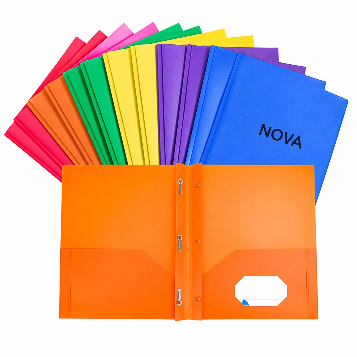 5 x 11.5 Inch Plastic Document Folder