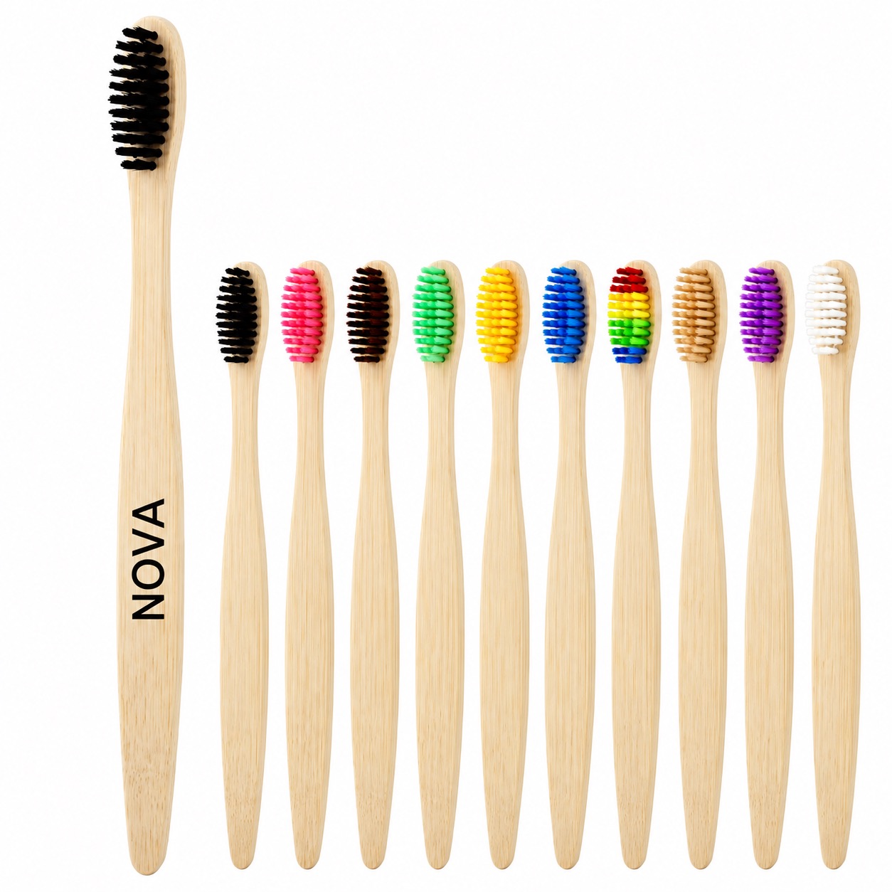 Eco Friendly Bamboo Toothbrush for Adults