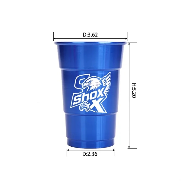 Reusable Food Grade Aluminum Cup 16.91oz