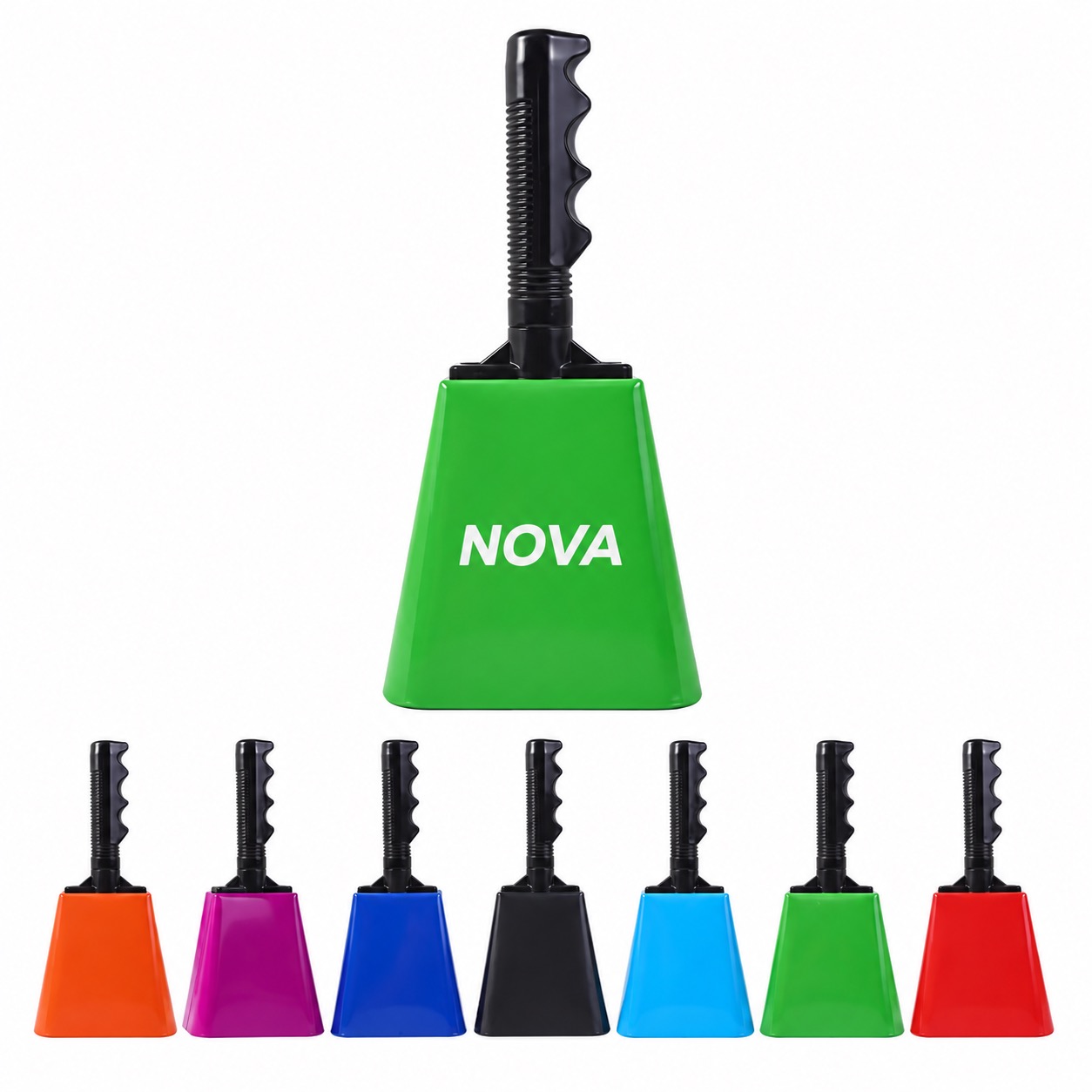 Cheering Cowbell Noisemaker with Steel Construction