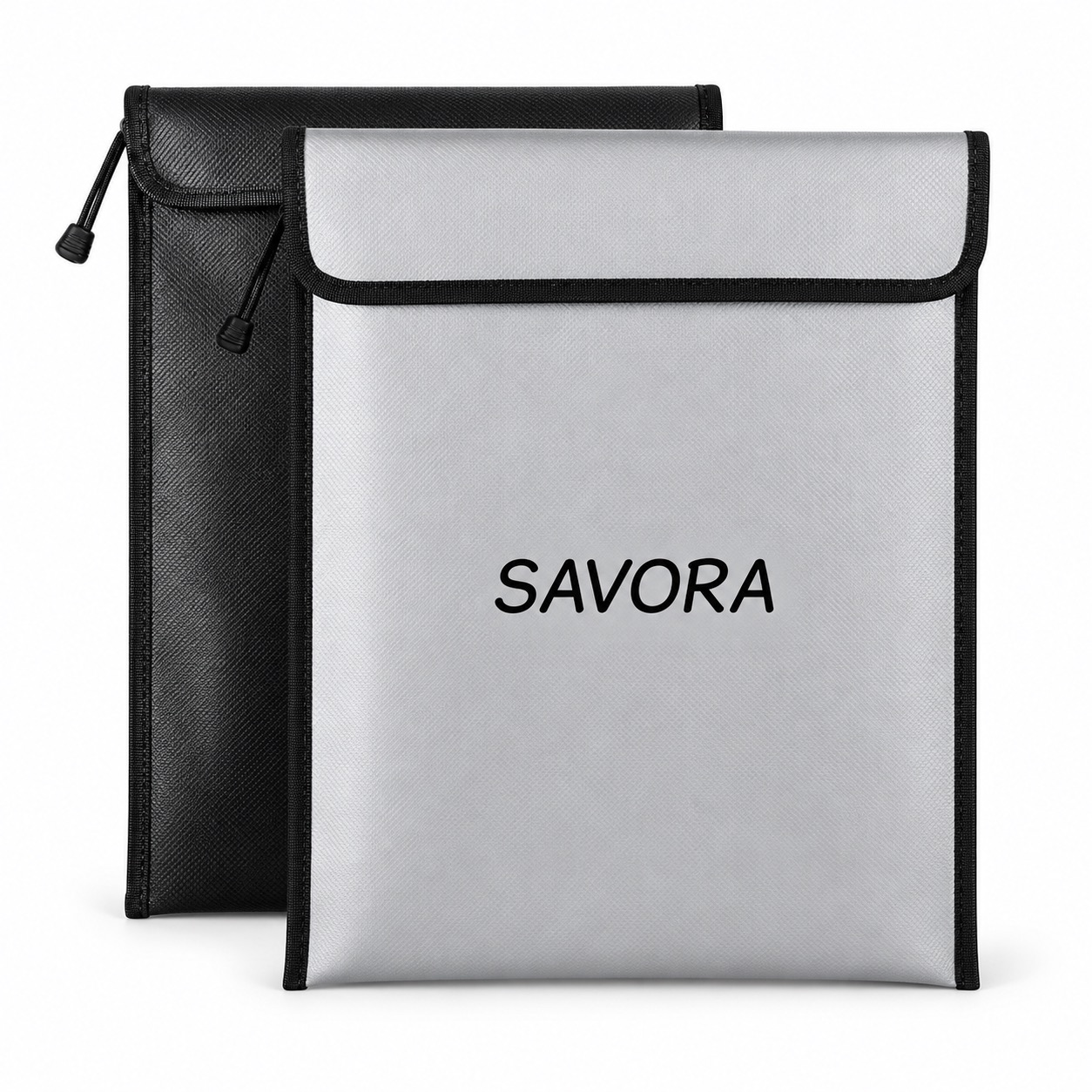 Waterproof Fire Resistant Document Storage Bag — Fire Retardant Fabrics — Silver