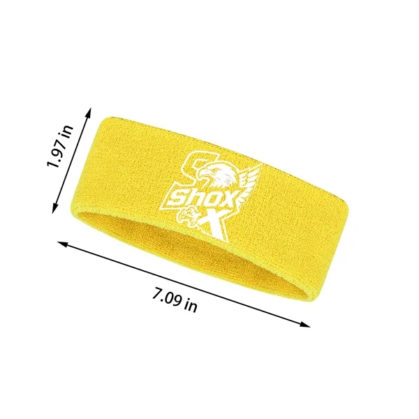 Spandex Sports Headband with Full Coverage 20 MOQ