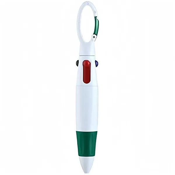 Lightweight Plastic 4-Color Retractable Ballpoint Pen
