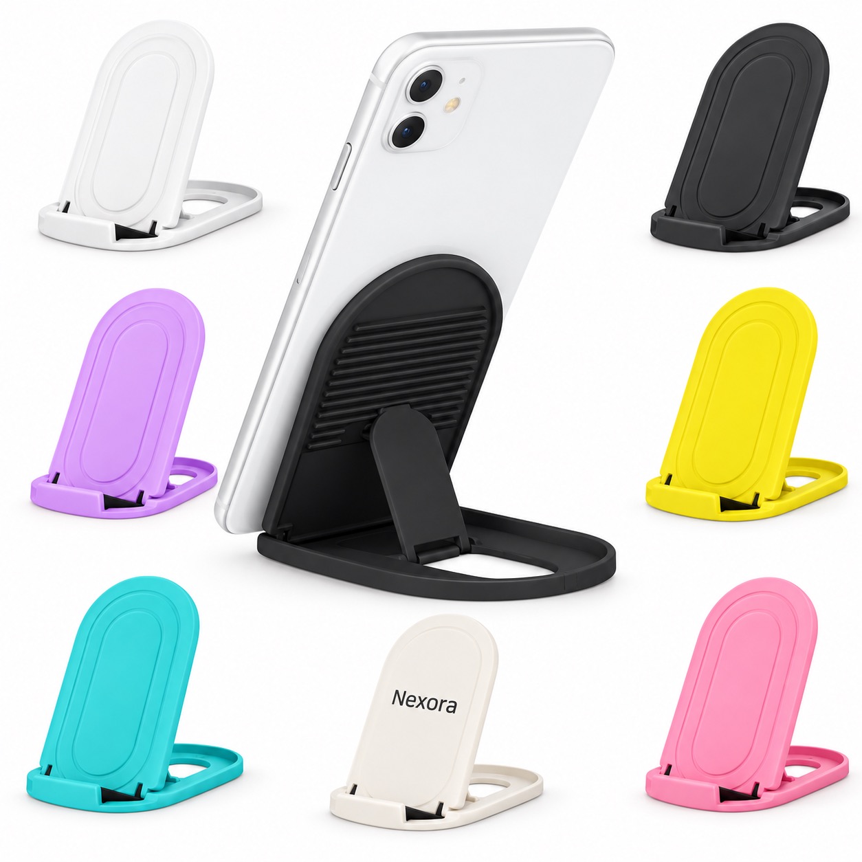 Stable Foldable Phone Stand with Custom Logo Option