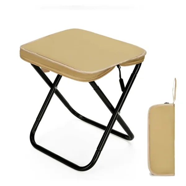 Folding Hiking Stool with Oxford Fabric Seat, 330 lb