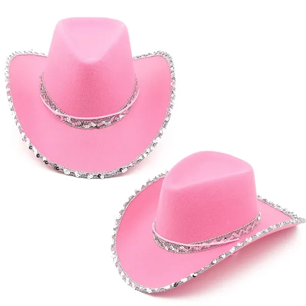 Cowboy Hat with Dazzling Sequined Style