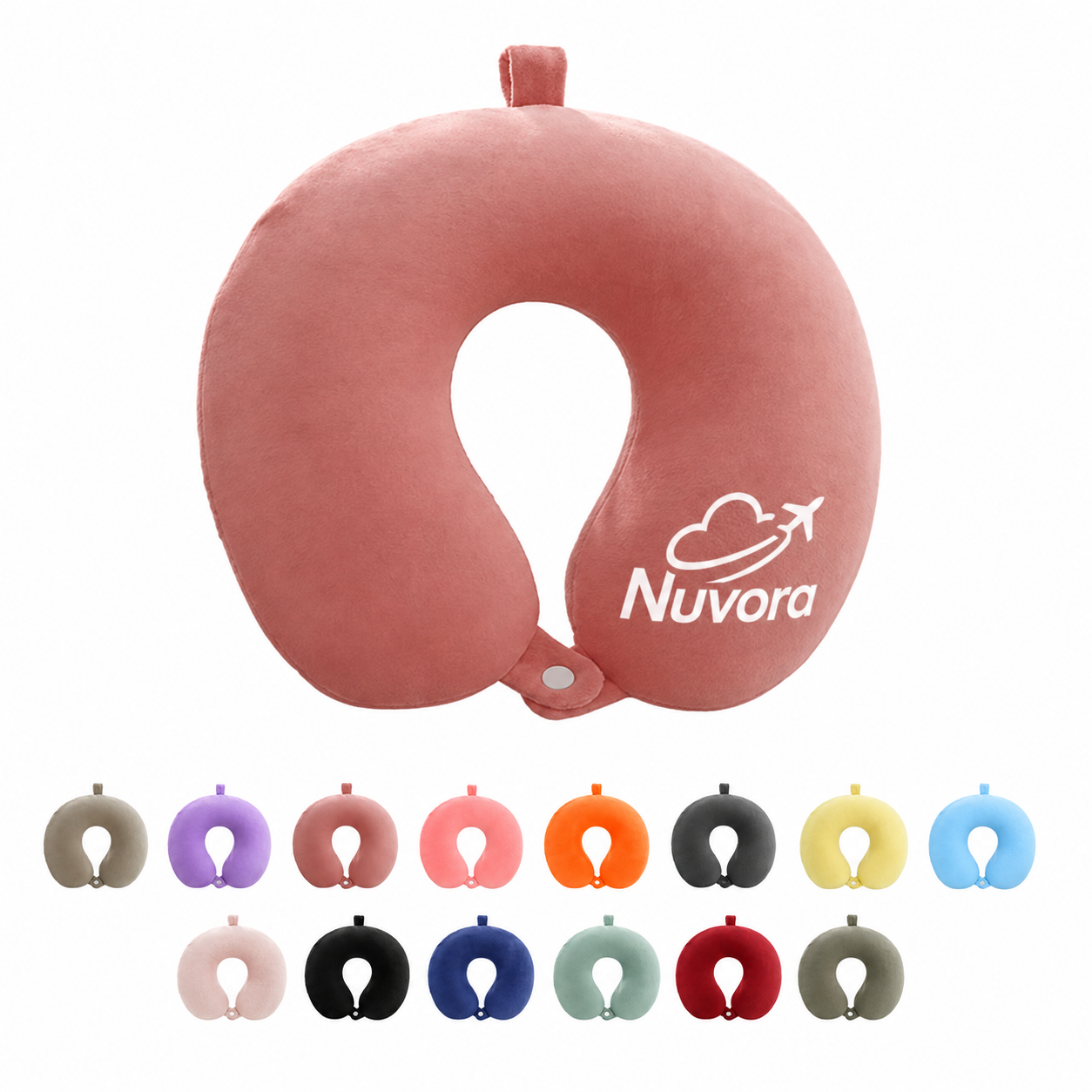 8 x 11 Inch U Shaped Memory Foam Travel Pillow