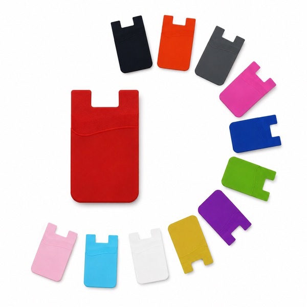 Repositionable Slim Phone Card Wallet