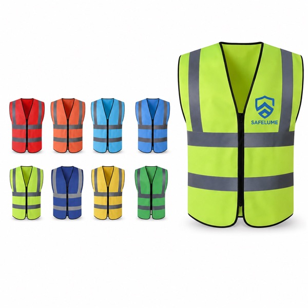 ANSI Safety Vest 210D Polyester 26.77 x 22.83 Inch