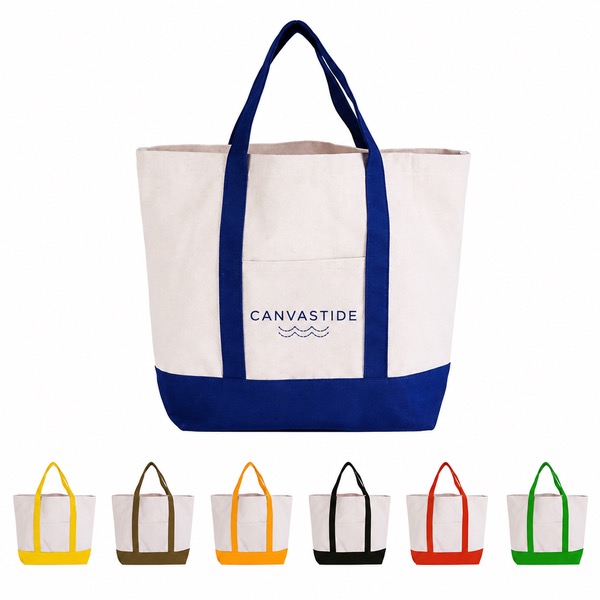 12oz Canvas Carryall Tote Bag with Custom Printing