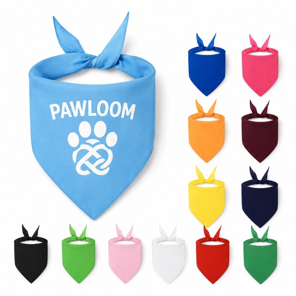 53x20.47 Polyester Scarves for Pets 20 MOQ
