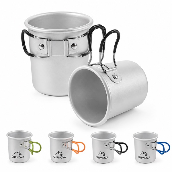 Portable 5oz Aluminum Alloy Cup for Outdoor Use