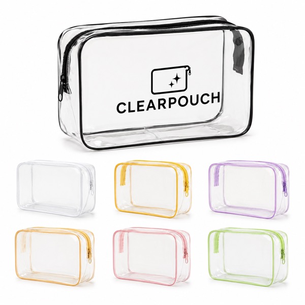 Durable Clear PVC Beauty and Hygiene Bag
