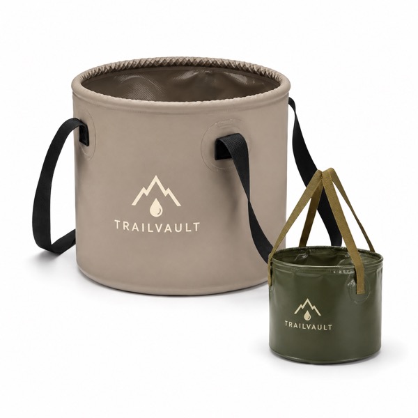 Waterproof 500D PVC Tarpaulin Hiking Bucket