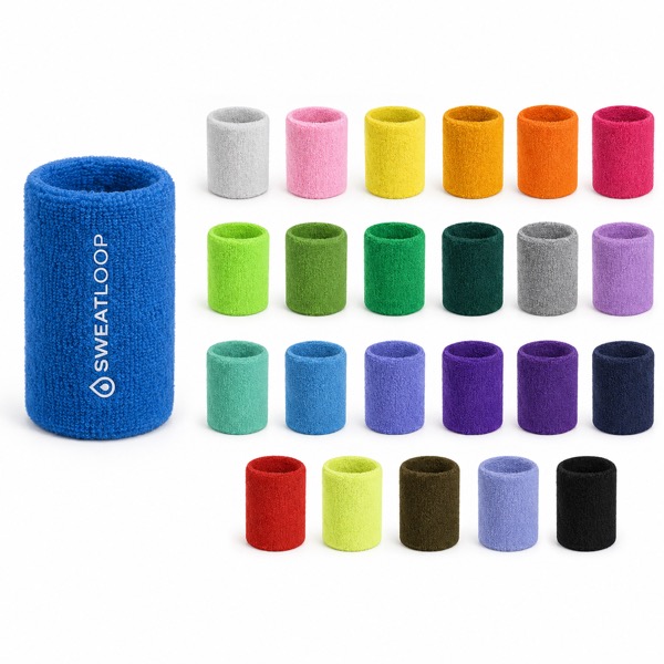 Comfortable Moisture Wicking Multicolor Wristband Towel