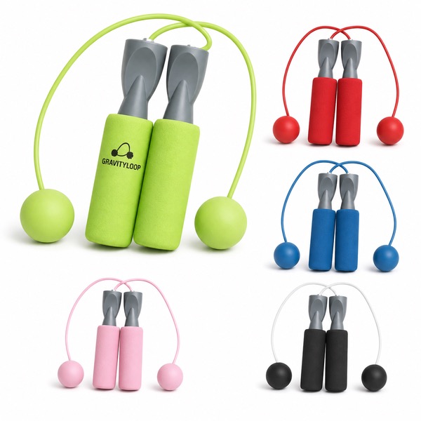 Cordless Jump Rope with 9.8-Inch Adjustable PVC Cord