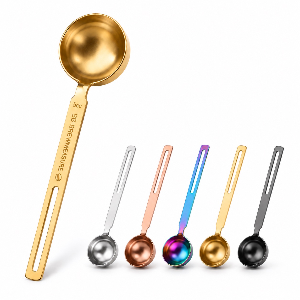 304 Stainless Steel Coffee Spoon with Handle Scales