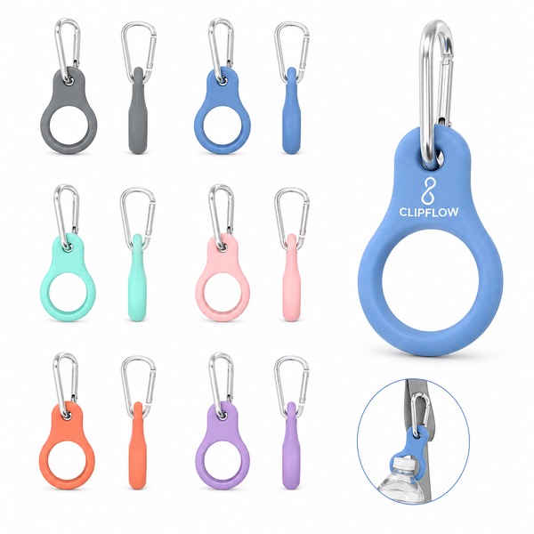 Outdoor Water Bottle Clip with Secure Clip Design