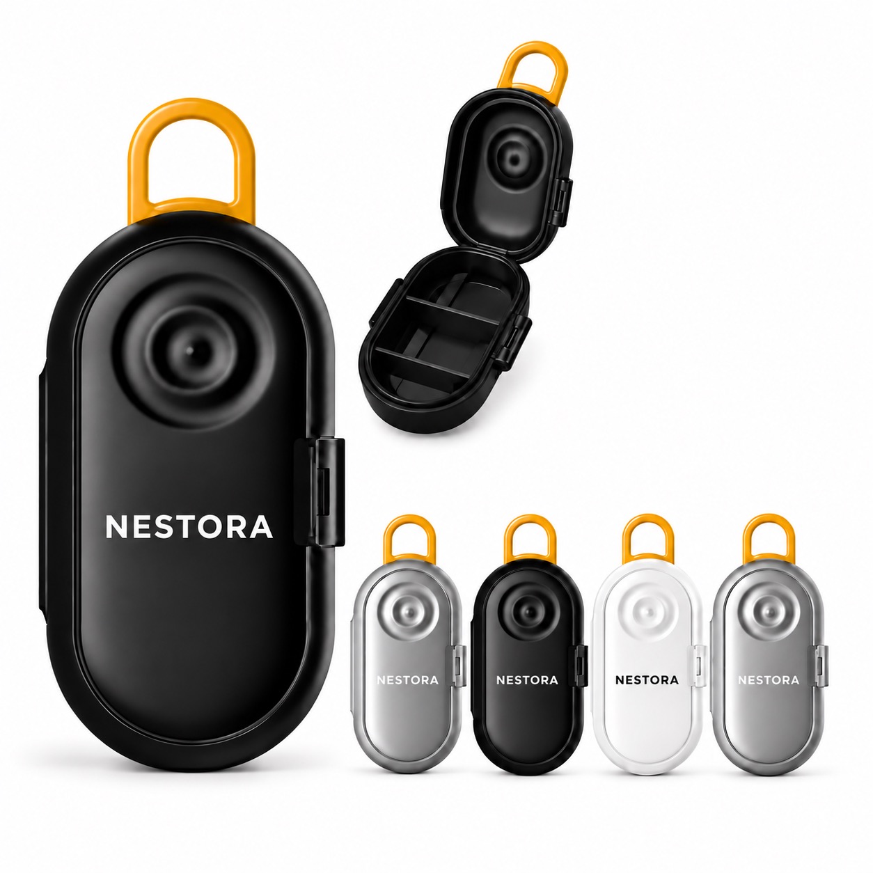 Carabiner Earbud Case for Travel and Commutes