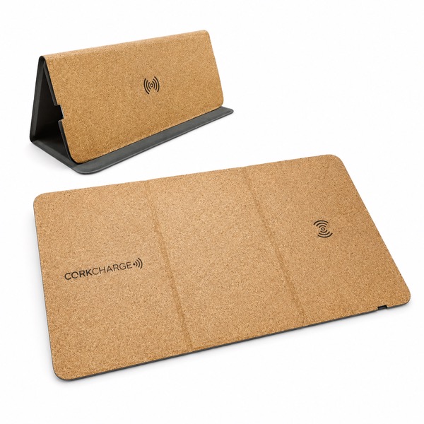 Portable Cork Mouse Pad, 10.6 x 8.3 x 0.2 Inch