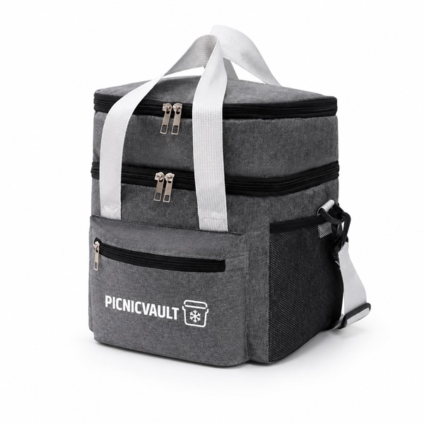 Oxford Cloth PEVA Family Picnic Cooler Bag