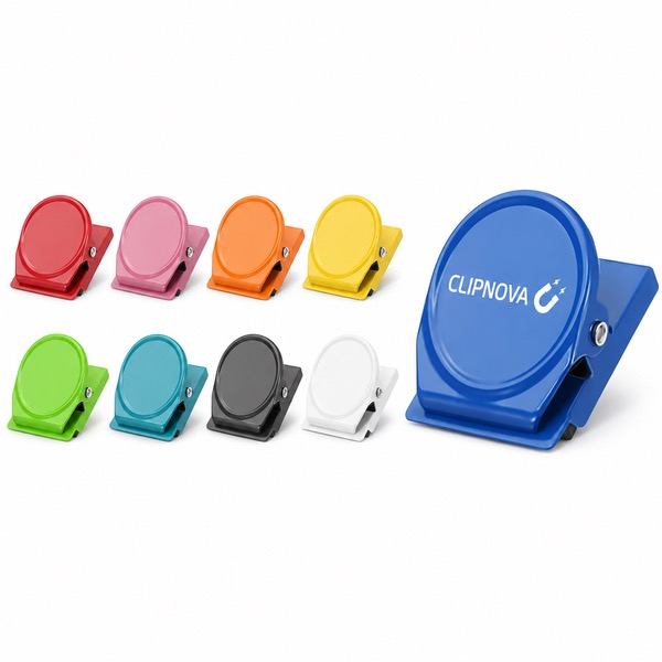 Colorful Metal Magnetic Clips for Notes and Photos